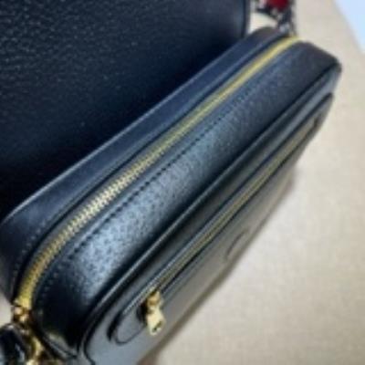 wholesale quality gucci ophidia shoulder bags 722117 black leather